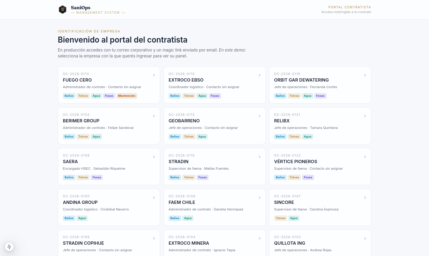Portal del cliente